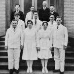 Dental clinic and staff , Buffalo City Hospital, 1931. Photo from The Buffalo City Hospital Annual, 1931.