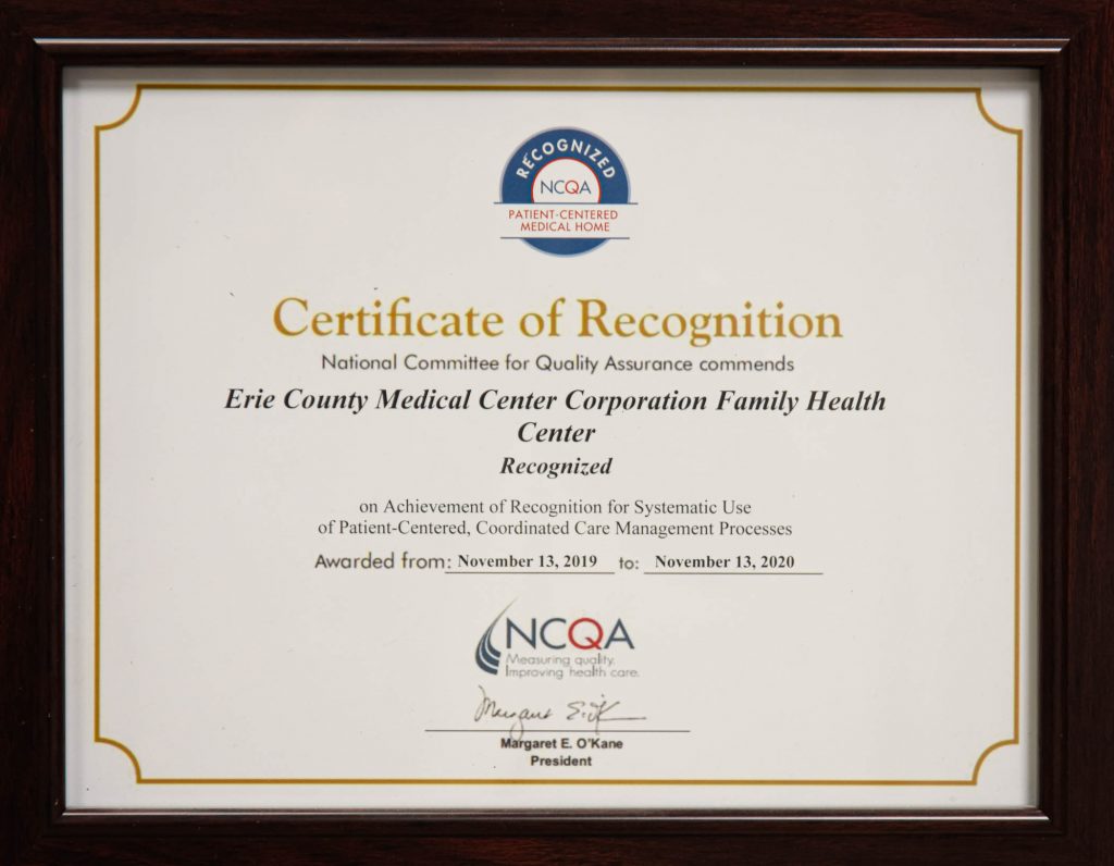NCQA Certificate